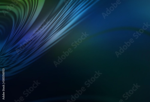 Dark BLUE vector texture with bent lines.