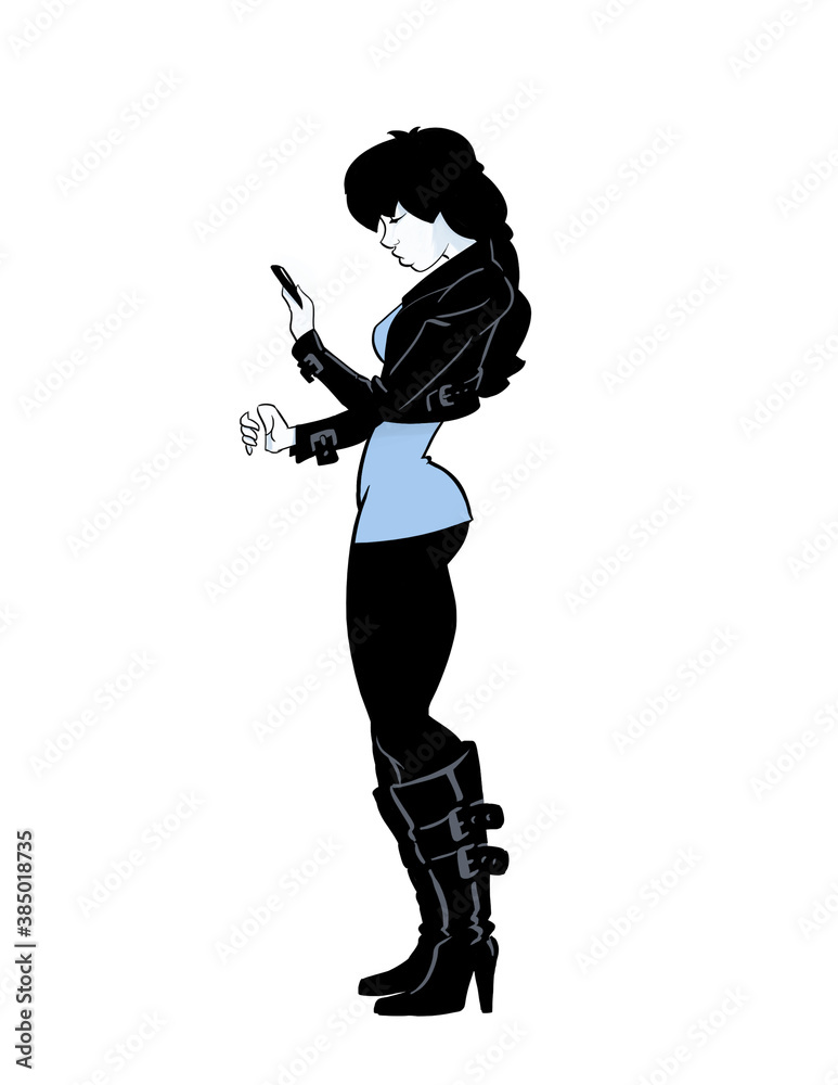 silhouette of a girl silhouette of a girl