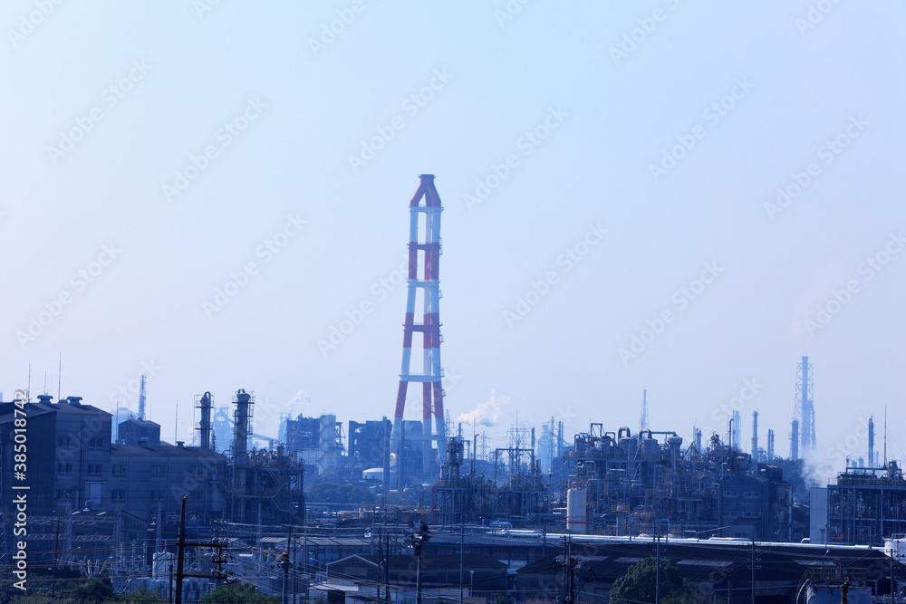 Fototapeta premium 水島工業地帯