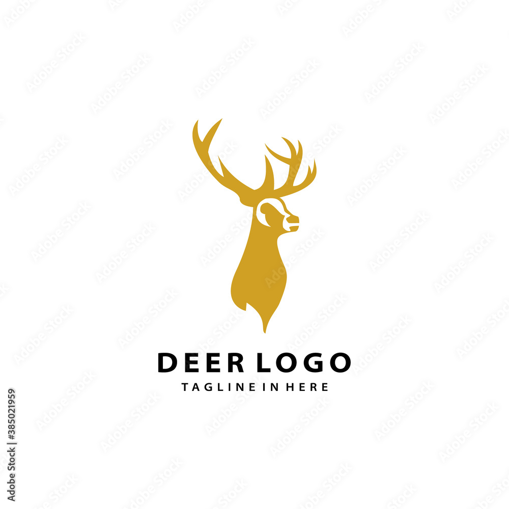 deer wild animal hunt logo deer wild animal hunt logo