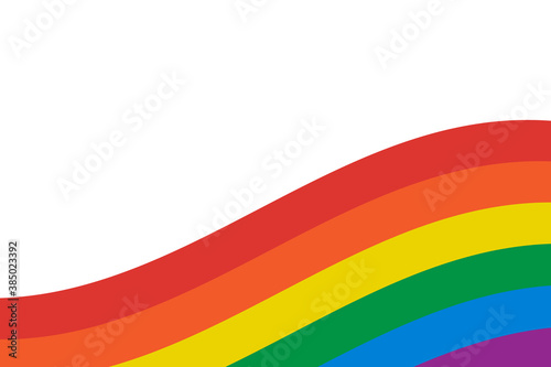 Lgbt Flag Background. Colorful Abstract Banner. Vector