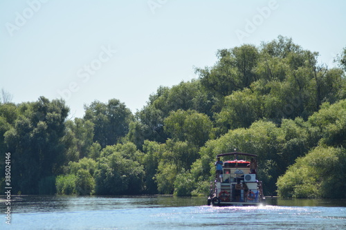 boat on the river