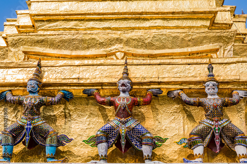 Wat Phra Kaew, The Grand Palace, Bangkok, Thailand