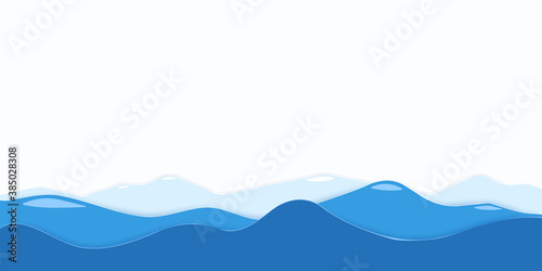 Vector mountains landscape as background