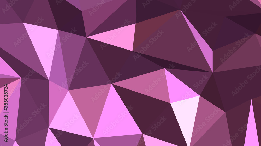 Fototapeta premium Violet abstract background. Geometric vector illustration. Colorful 3D wallpaper.