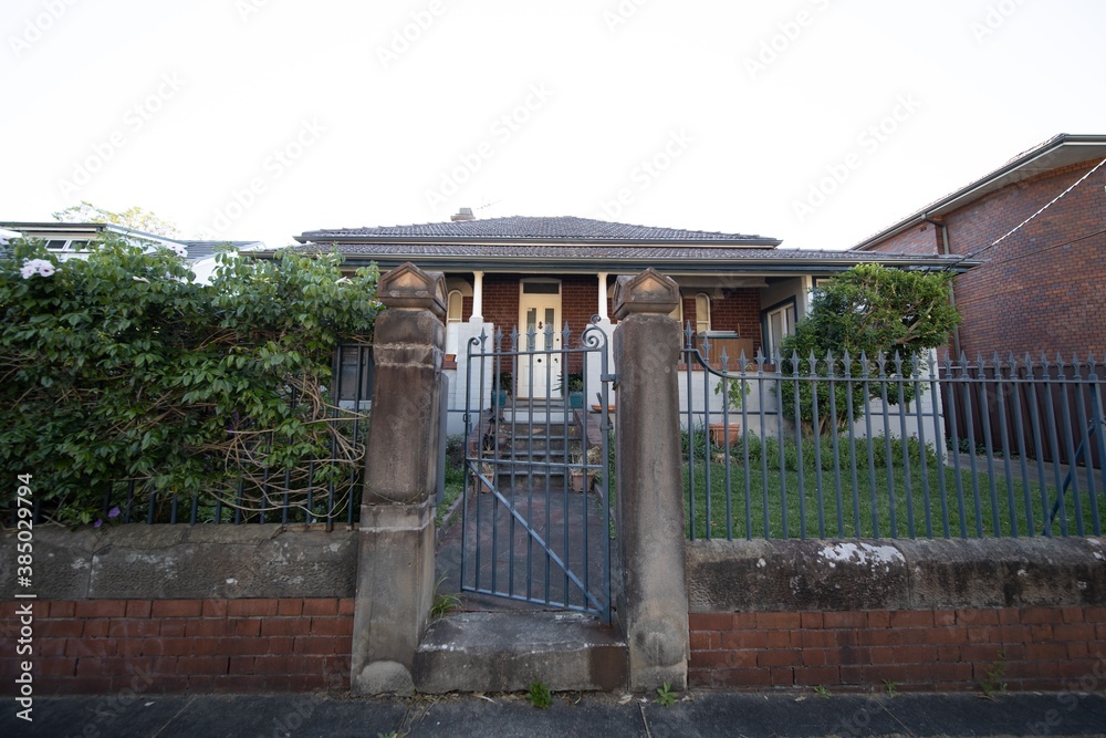 Suburban federation house in Sydney NSW Australia Suburban federation house in Sydney NSW Australia