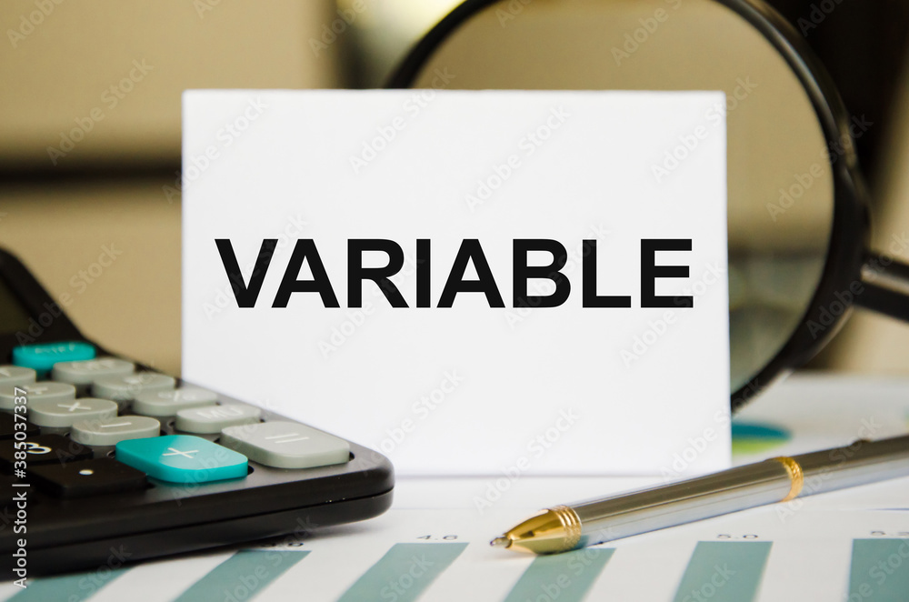 text The variable is written in a notepad. Variable universal life ...