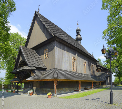 Canvastavla Wooden All Saints' Parich Church in Sobolow dates from the end of the C16th