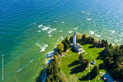 Cana lighthouse drone
