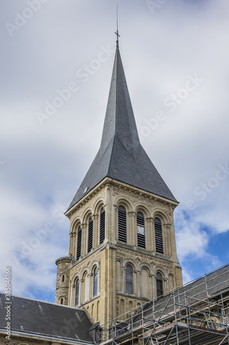 Saint-Vincent-de-Paul church - parish church in city of Le Havre in Seine-Maritime dedicated to Saint Vincent de Paul. Built between 1849 and 1860 in neo-Roman style. Le Havre, France.