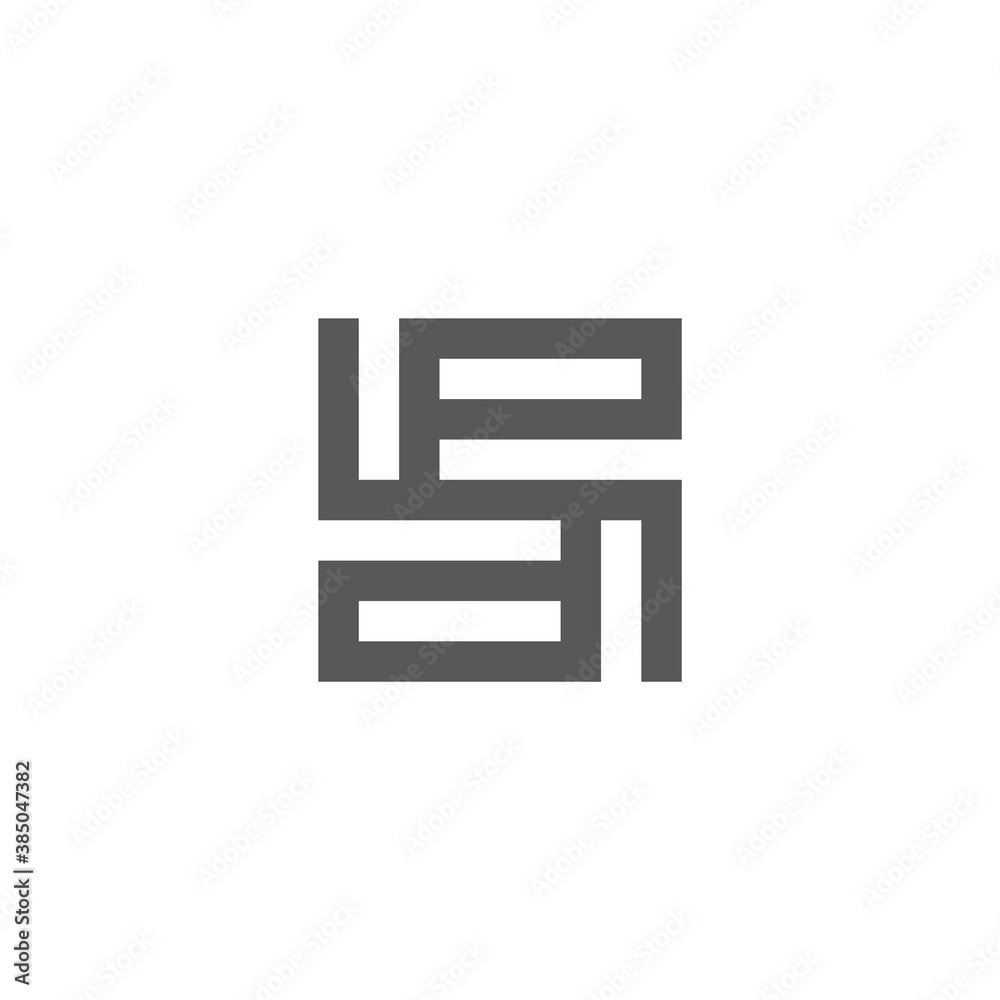 letter pd abstract square geometric square line logo vector letter pd abstract square geometric square line logo vector