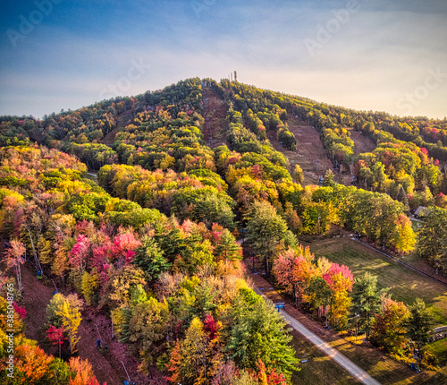 landscape with mountains and sky photo