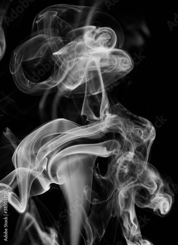 Fototapeta Naklejka Na Ścianę i Meble -  Curly cloud smoke shape