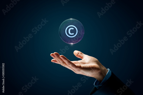 Copyright and intellectual property concept