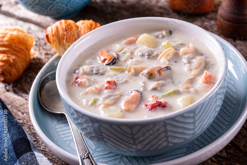 Plakat w ramie Seafood Chowder