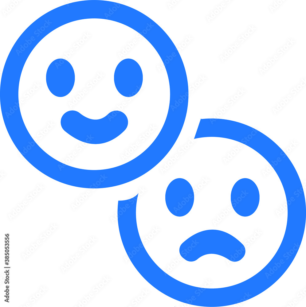 Fototapeta premium feedback emoji icon