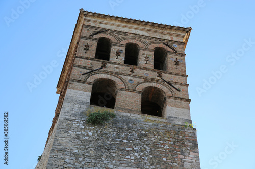 Bell tower of the city of Narni