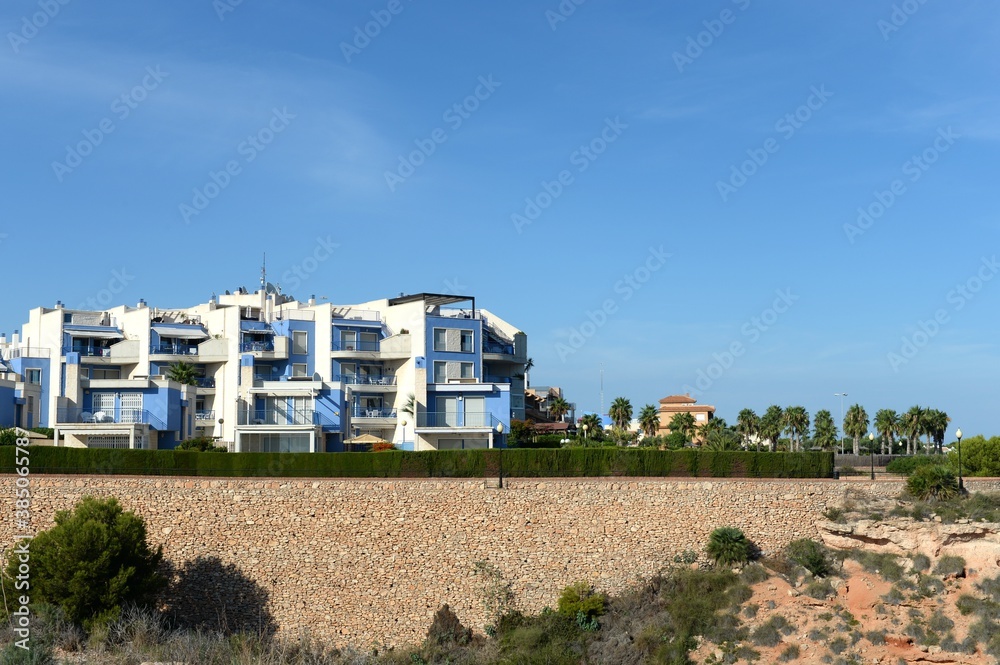 Fototapeta premium Residential residence on the Costa Blanca in Orihuela. Spain