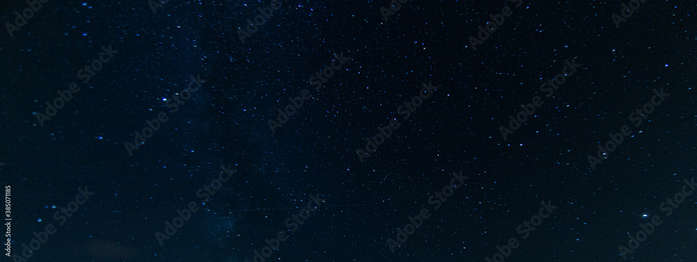Fototapeta premium Picture of cloudless starry sky at nighttime at northern hemisphere