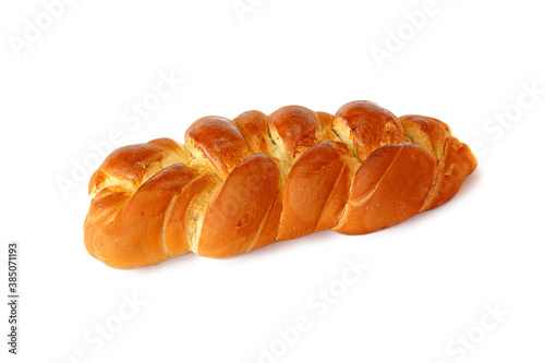 Long loaf isolated on white