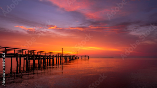Sunrise Over Pier © Robert