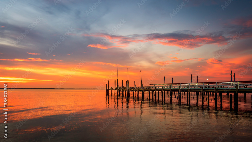 Sunrise Over the Ocean