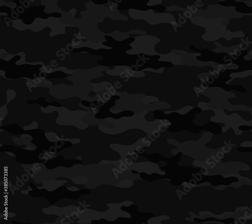  Black camouflage vector background street style night pattern