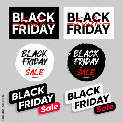 Black friday sale banners 
