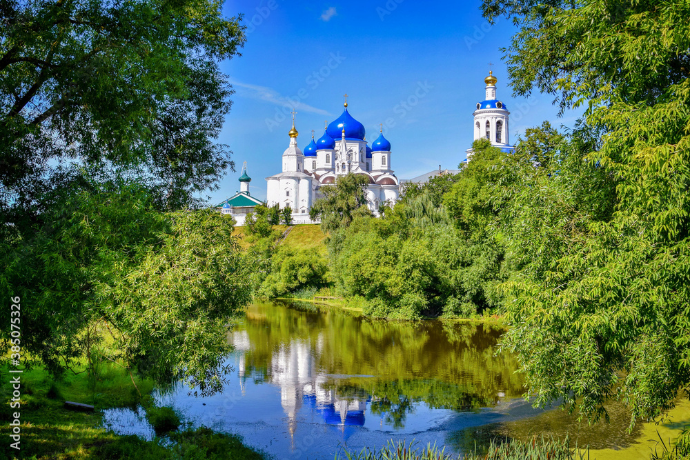 Beautiful scenery of the Bogolyubovo Orthodox Monastery