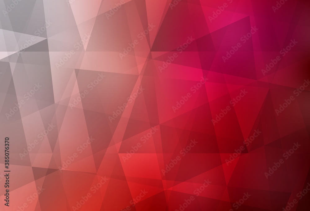 Light Red vector gradient triangles texture. Light Red vector gradient triangles texture.