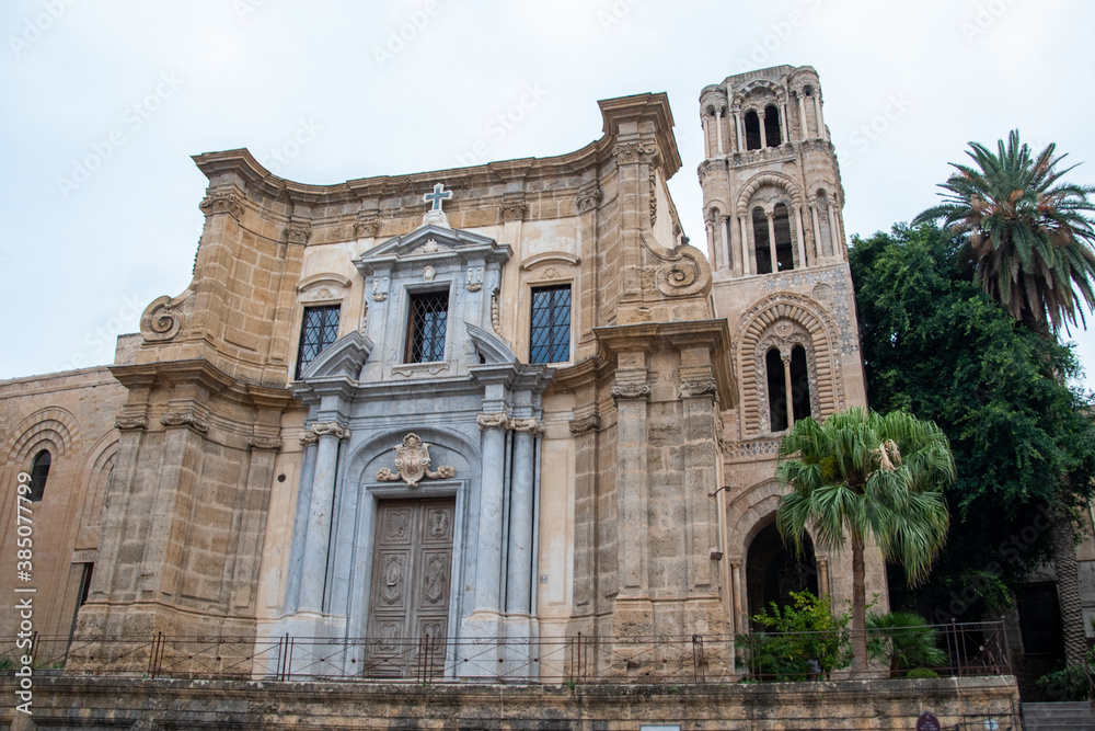 The Church of St. Mary of the Admiral (Italian: Santa Maria dell'Ammiraglio), also called Martorana, is the seat of the Parish of San Nicolò dei Greci in Palermo, Sicily, Italy