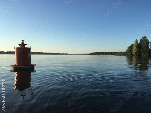 lighthouse on the river