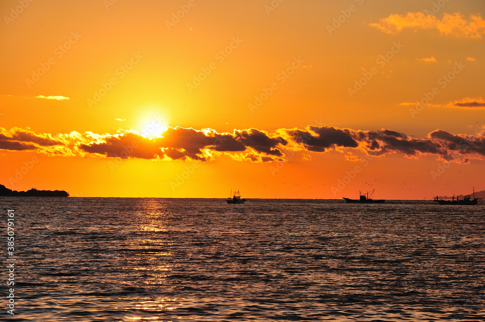 夕日 夕日