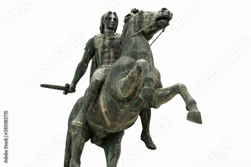 Alexander the Great statue in Thessaloniki © frimufilms