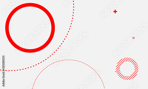 minimalist red background and creative abstract background, digital background christmas banner concept