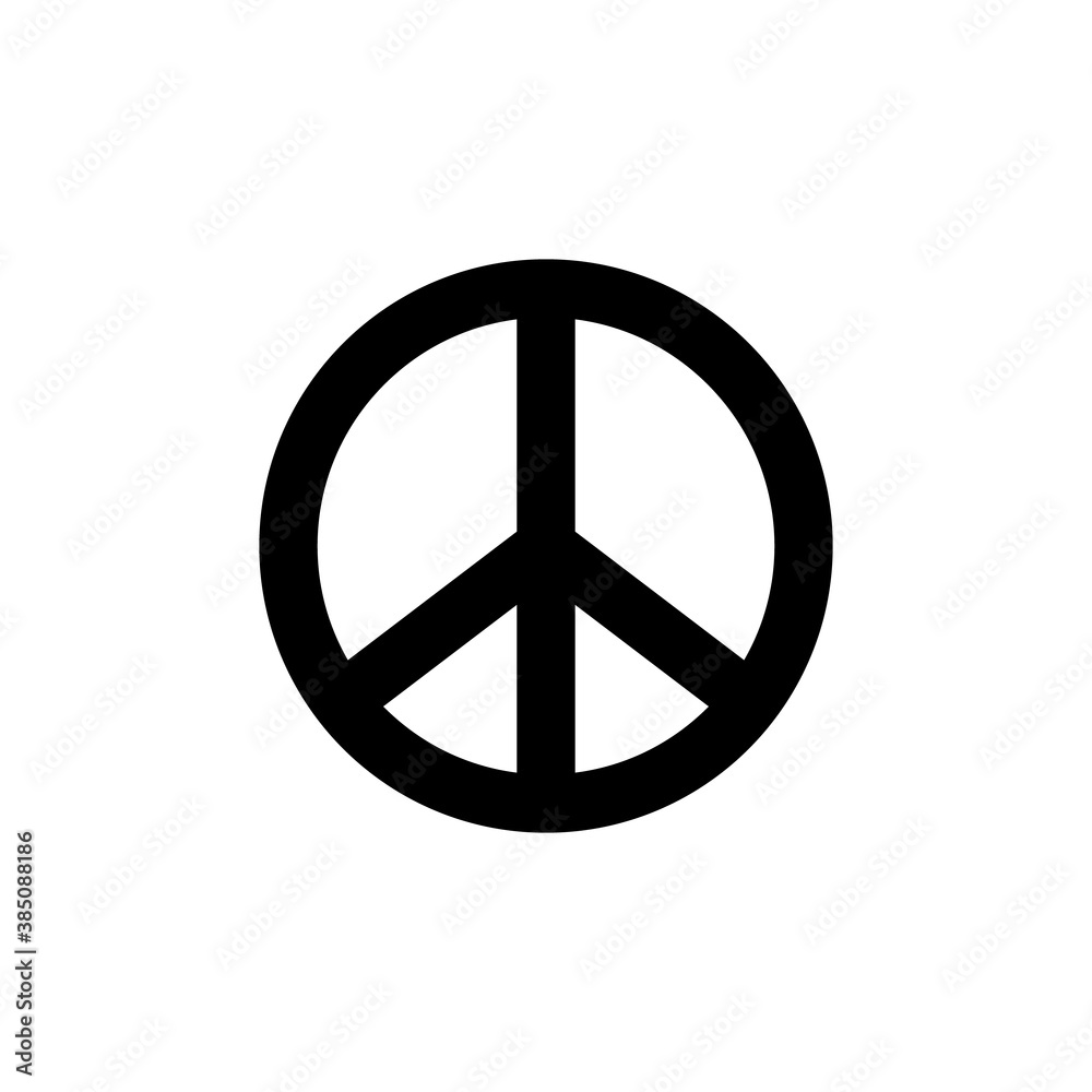 Peace symbol. Peace symbol.