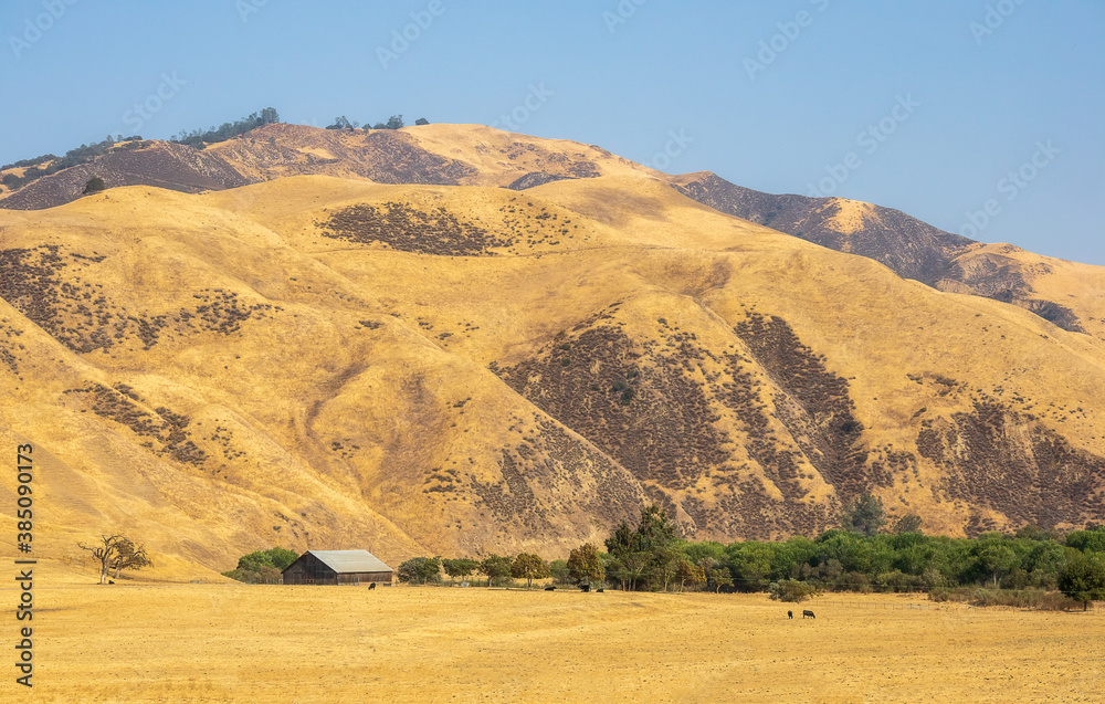 Fototapeta premium Scenic sunny landscape in Pinnacle National Park, California