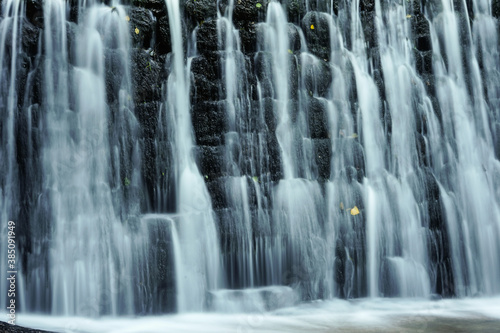Chia waterfall water stream over the rocks, Viterbo, Lazio, Italy