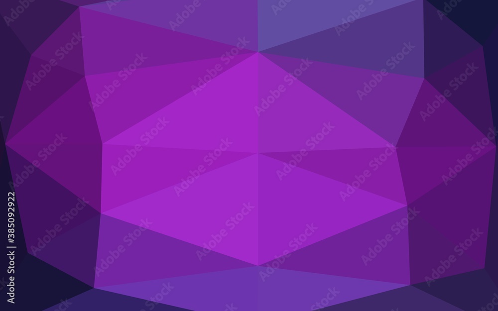 Obraz premium Dark Pink, Blue vector blurry triangle texture.