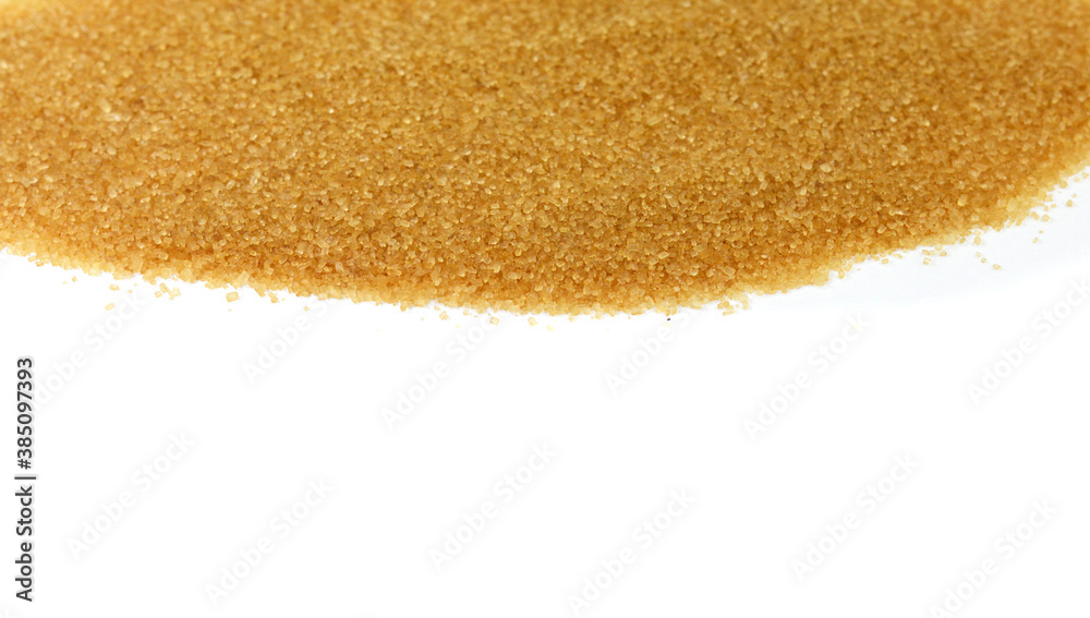 Brown sugar isolated on white background. Brown sugar isolated on white background.