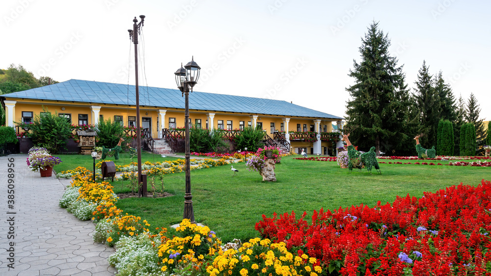 Obraz premium Hancu Monastery and church in Moldova