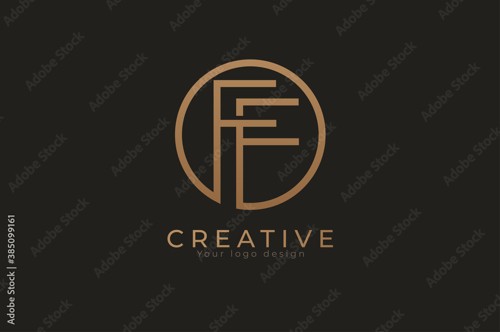 Abstract initial letter F and F logo, usable for branding and business logos, Flat Logo Design Template, vector illustration Abstract initial letter F and F logo, usable for branding and business logos, Flat Logo Design Template, vector illustration