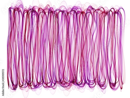 Background - a streamer of fine silk in warm colors