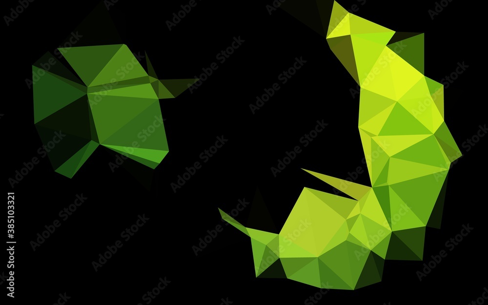 Light Green vector abstract mosaic backdrop. Light Green vector abstract mosaic backdrop.