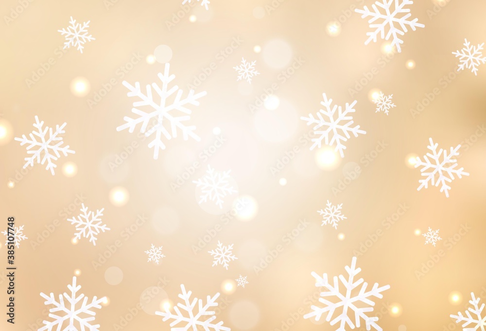 Light Yellow vector layout in New Year style. Light Yellow vector layout in New Year style.
