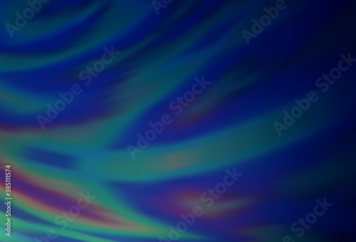 Dark BLUE vector abstract bright texture.