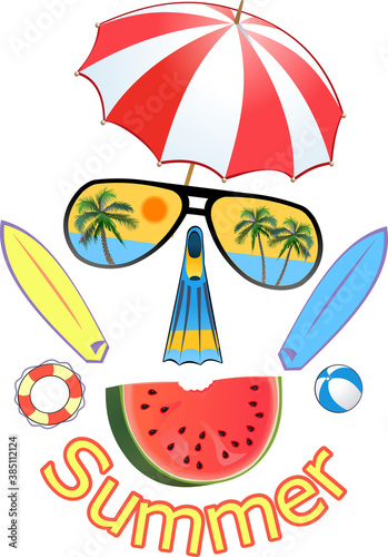Summer sunny day