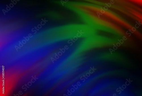 Dark Multicolor, Rainbow vector abstract layout.