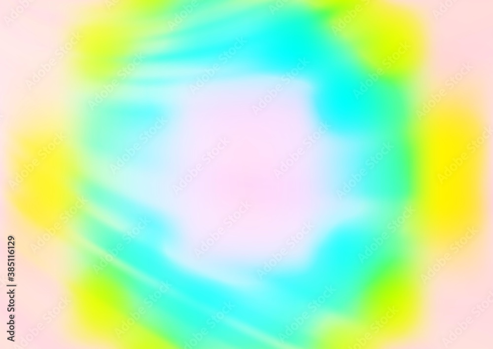 Obraz premium Light Multicolor, Rainbow vector blurred bright template.
