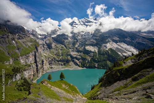 Swiss mountain lake